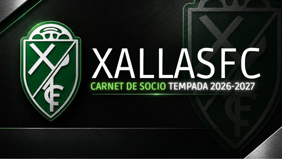 Carnet de socio do Xallas FC, tempada 2026-2027