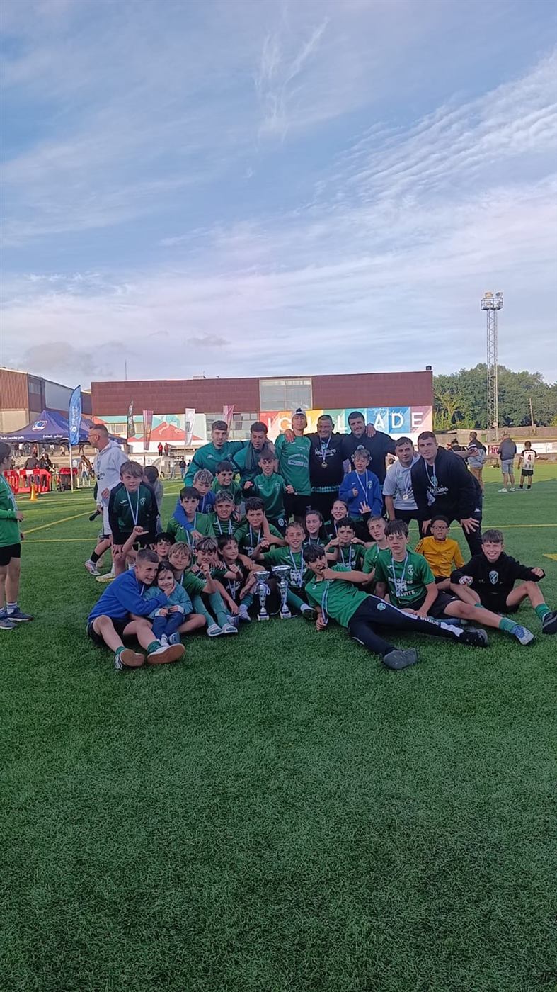 Celebración final na Xallas Cup 2026
