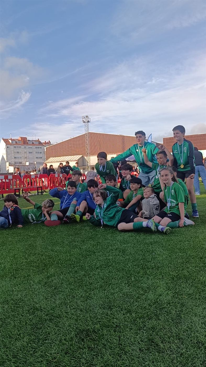 Celebración final na Xallas Cup 2026