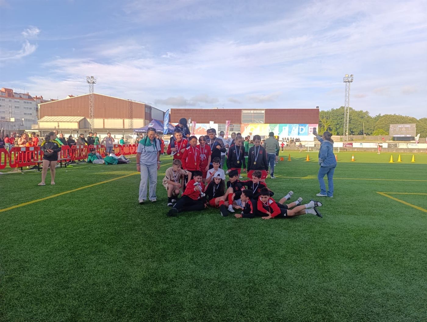 Celebración final na Xallas Cup 2026