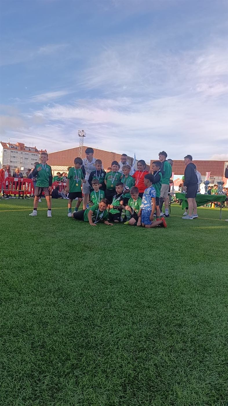 Celebración final na Xallas Cup 2026