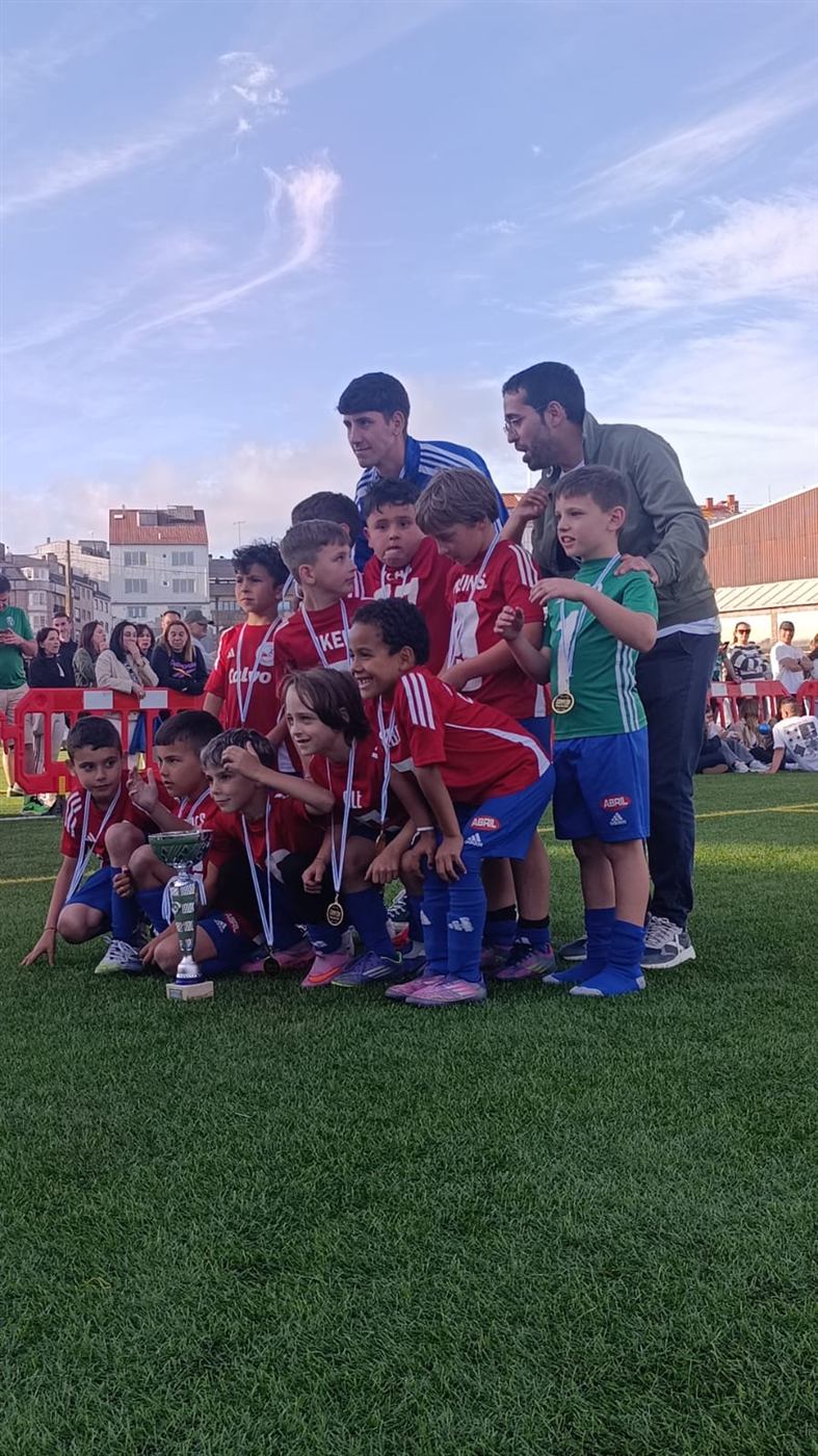 Celebración final na Xallas Cup 2026