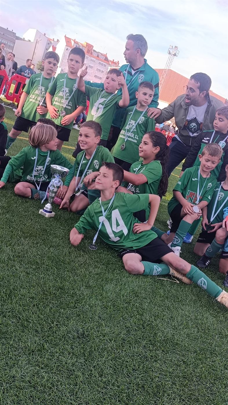 Celebración final na Xallas Cup 2026