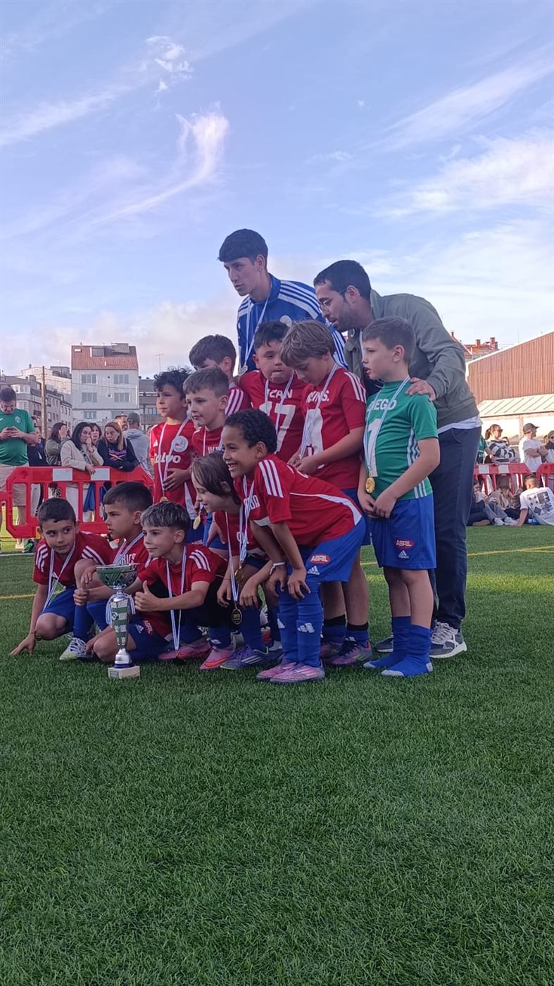 Celebración final na Xallas Cup 2026