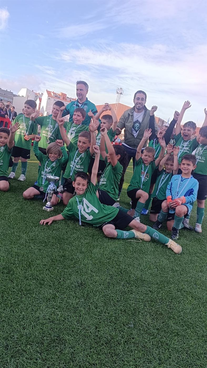 Celebración final na Xallas Cup 2026