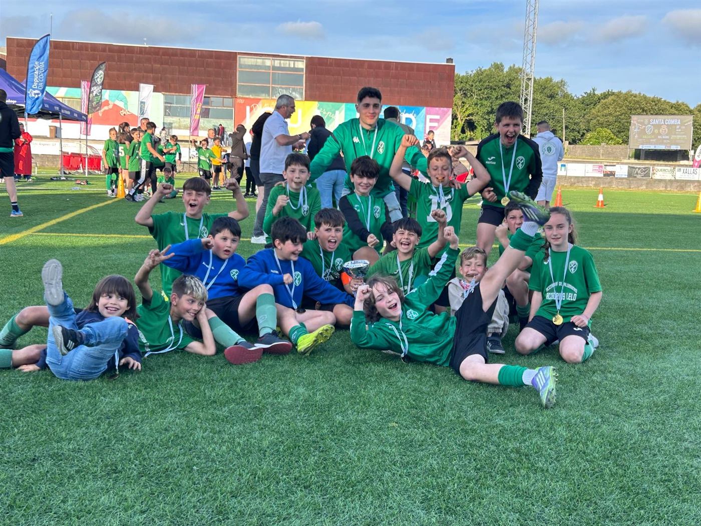 Celebración final na Xallas Cup 2026