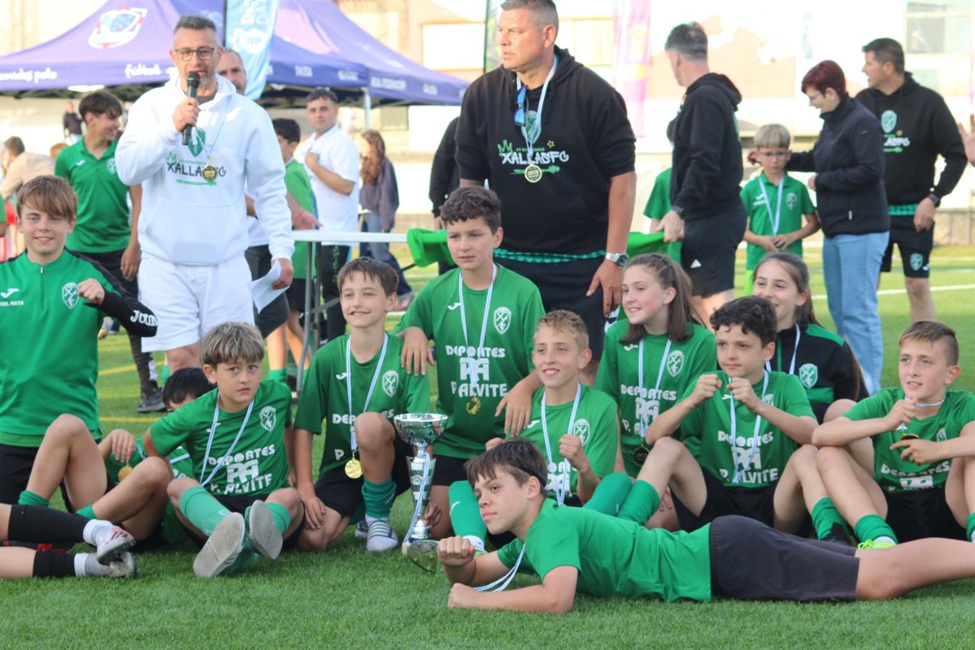 Celebración final na Xallas Cup 2026