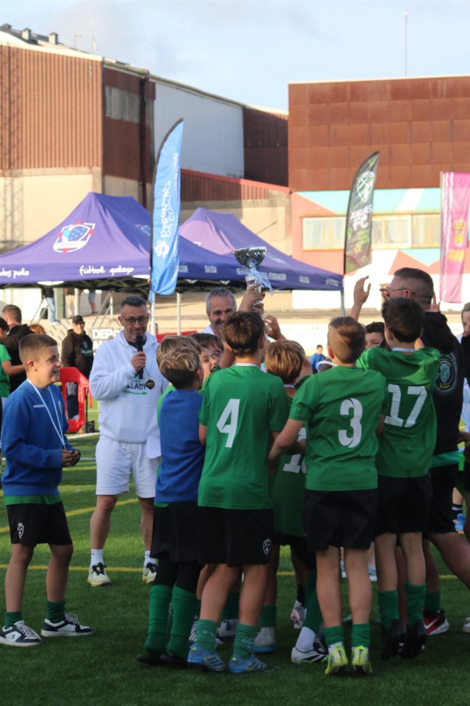 Celebración final na Xallas Cup 2026