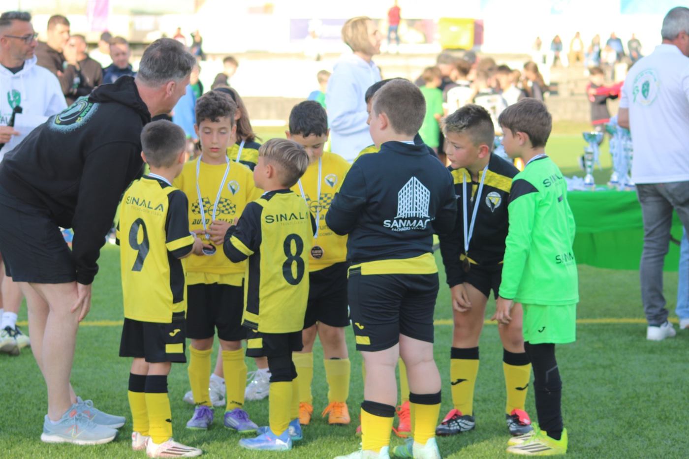 Celebración final na Xallas Cup 2026