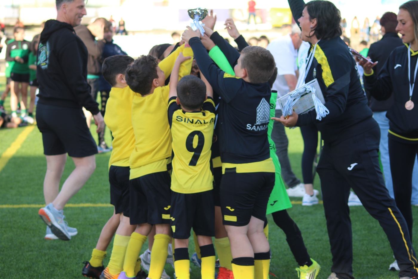 Celebración final na Xallas Cup 2026