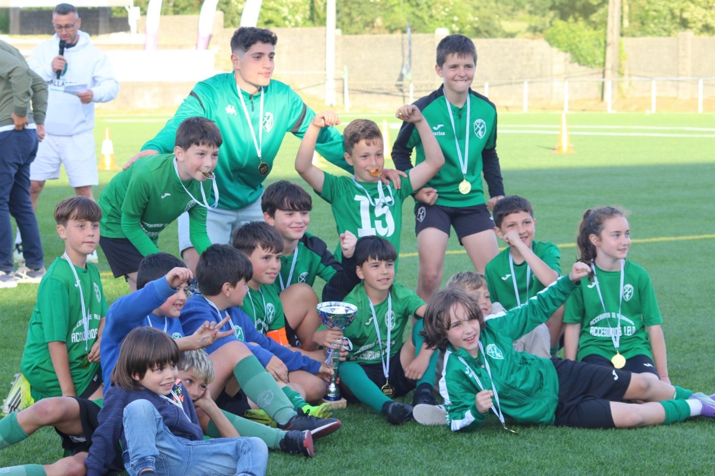 Celebración final na Xallas Cup 2026