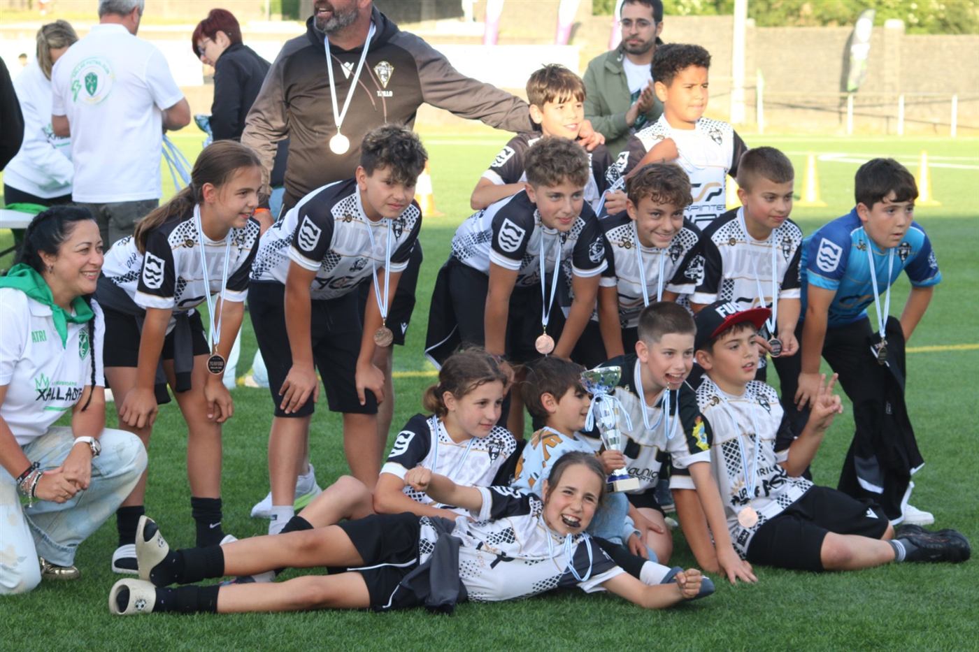 Celebración final na Xallas Cup 2026