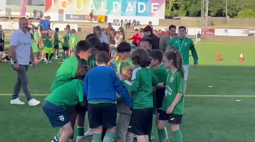 Vídeo da celebración na Xallas Cup 2026