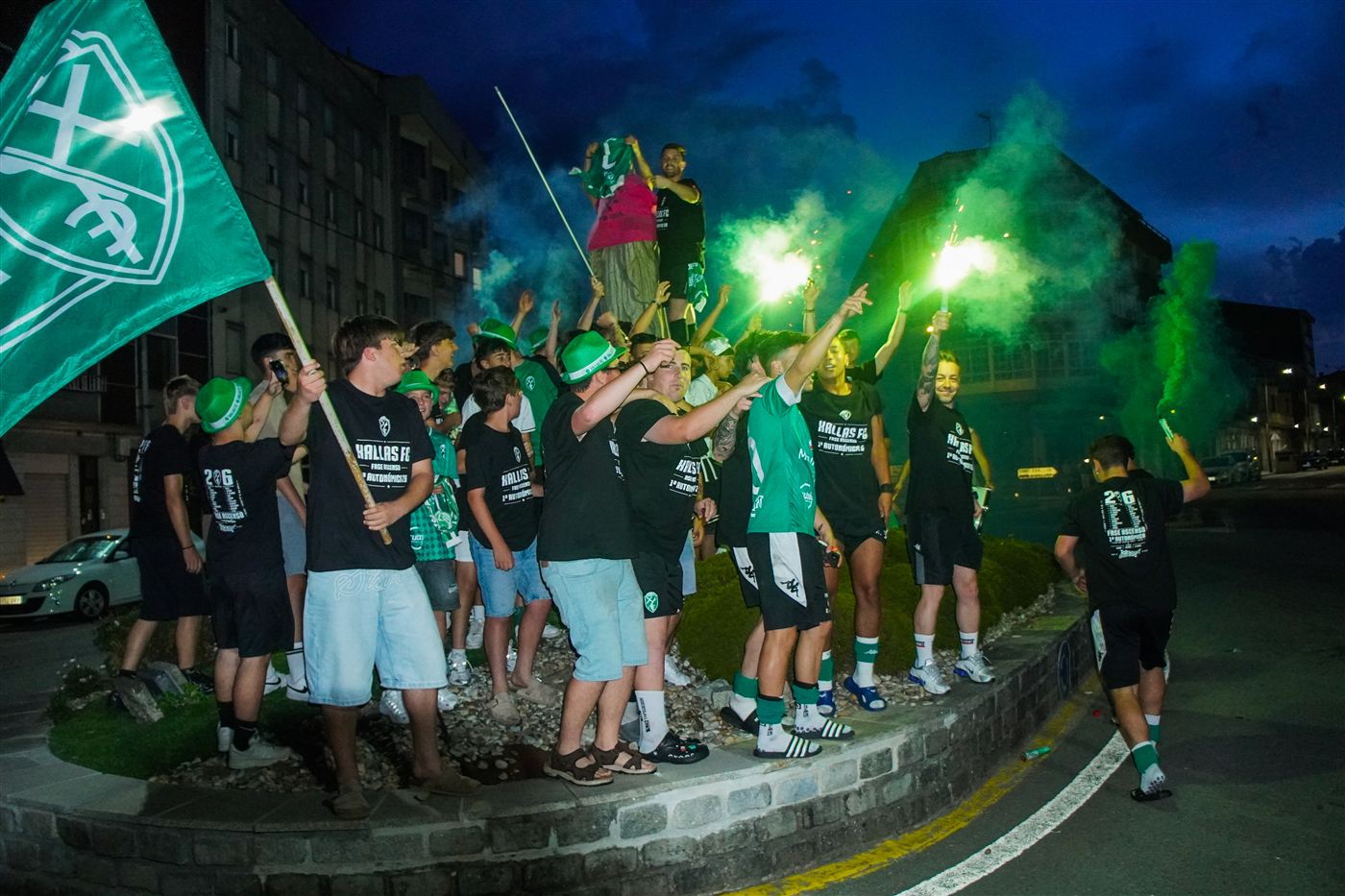 Ascenso do Xallas FC - foto de Kaatya