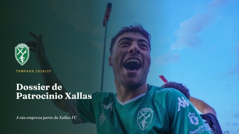 Portada do dossier de patrocinio do Xallas FC 2026/27