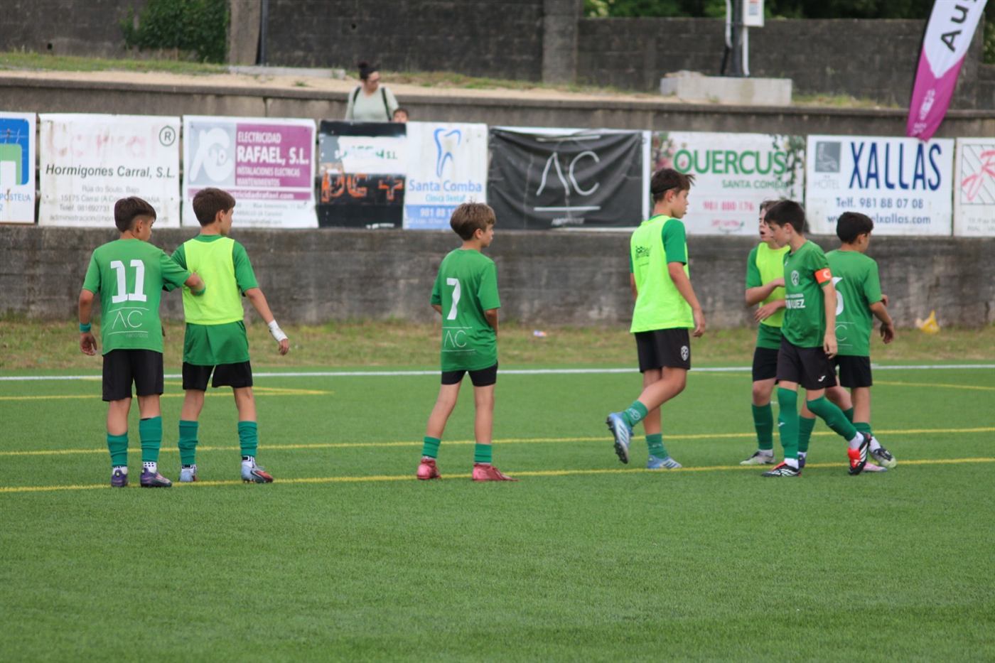 Acción de xogo na Xallas Cup 2026