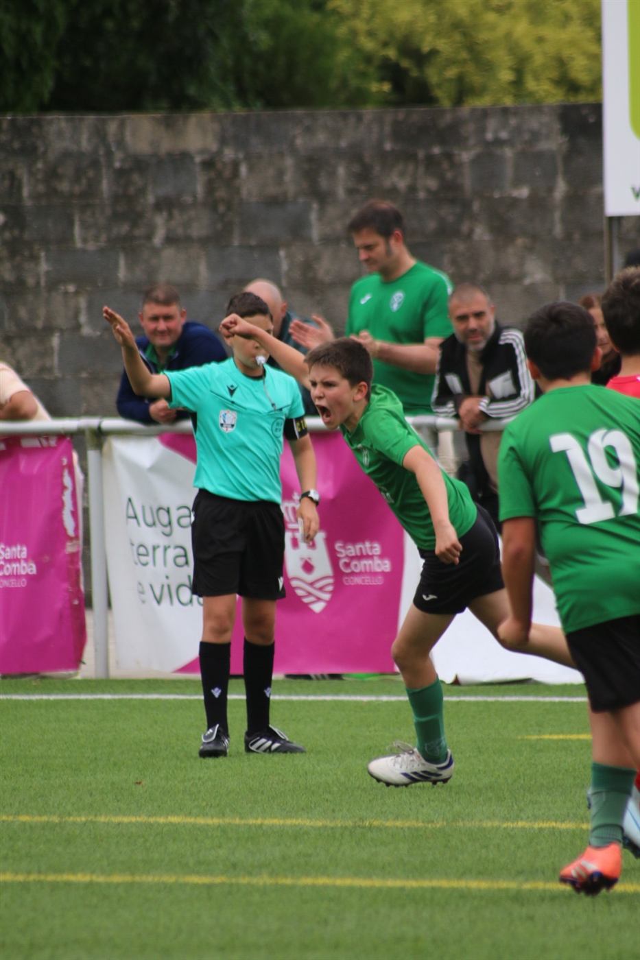 Acción de xogo na Xallas Cup 2026